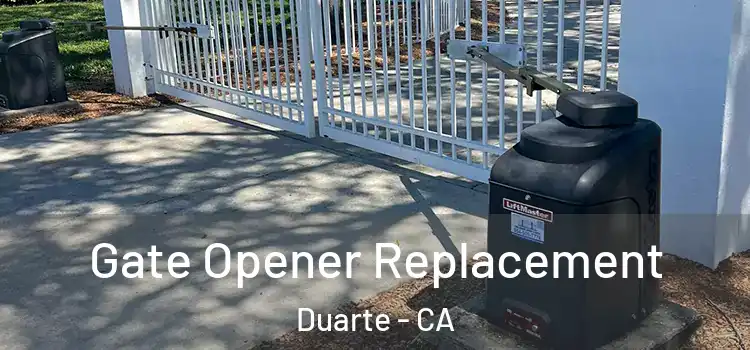  Gate Opener Replacement Duarte - CA
