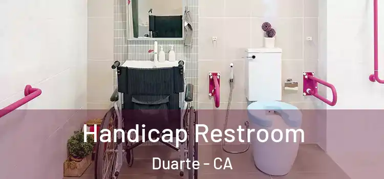  Handicap Restroom Duarte - CA
