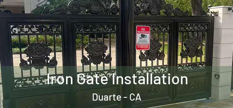  Iron Gate Installation Duarte - CA